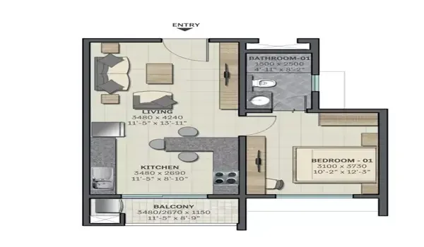 1 BHK