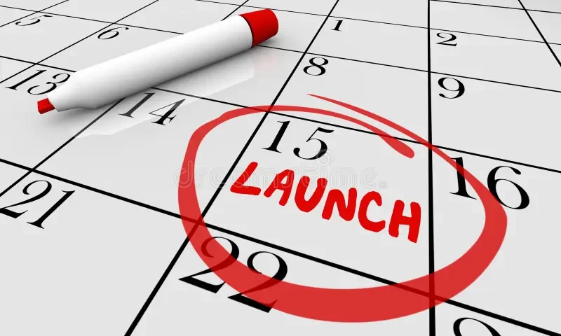 Official launch date and construction status banner for Bhartiya Garden Enclave Nikoo 8 in North Bangalore.