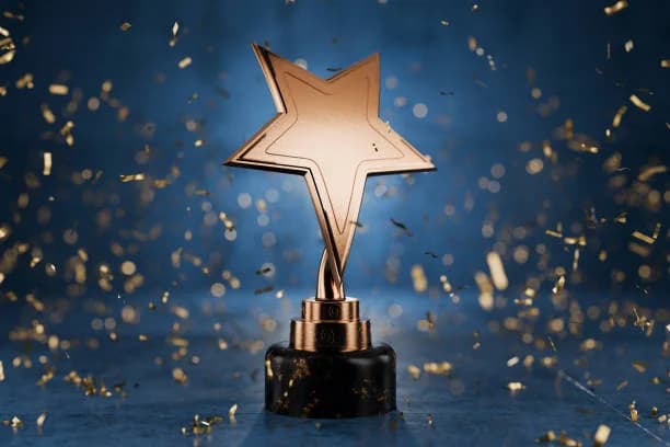 Award trophy and certificate for Bhartiya Gardens Enclave for best residential project and luxury landscaping in North Bangalore.